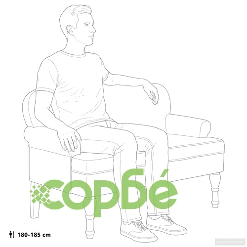 Пейка Честърфилд от изкуствена кожа, черна, 119,5 x 64,5 x 75 см ➤ топ цена ➤ sorbe.bg