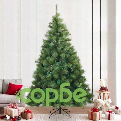 Изкуствено коледно дърво с шарнирни клонки 240 см PVC зелено ➤ топ цена ➤ sorbe.bg