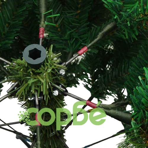 Изкуствено коледно дърво с шарнирни клонки 240 см PVC зелено ➤ топ цена ➤ sorbe.bg