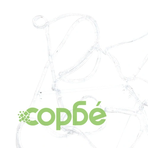 LED коледна декорация с 6 елена и Дядо Коледа 69x79 см ПВЦ ➤ топ цена ➤ sorbe.bg