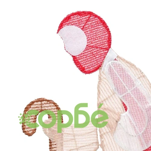 Светеща сцена на Рождество Христово 149x32x127.5 см полиестер топло бяло LED ➤ топ цена ➤ sorbe.bg