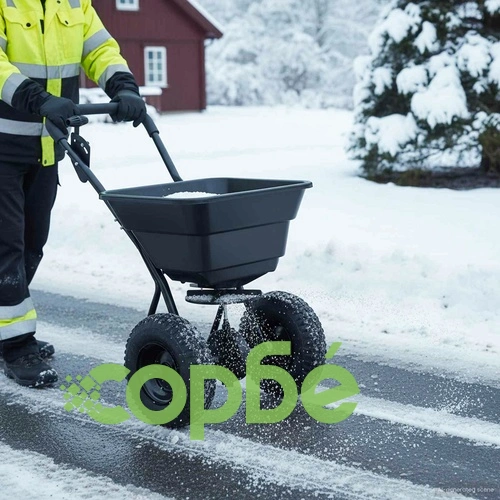 Разпределител за тор и семена Черно 80,5 x 53 x 78,5 см PVC и стомана ➤ топ цена ➤ sorbe.bg