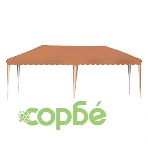 Поп-ъп парти шатра 575 x 290 x 245 см, Бежово ➤ топ цена ➤ sorbe.bg