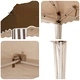 Поп-ъп парти шатра 575 x 290 x 245 см, Таупе
