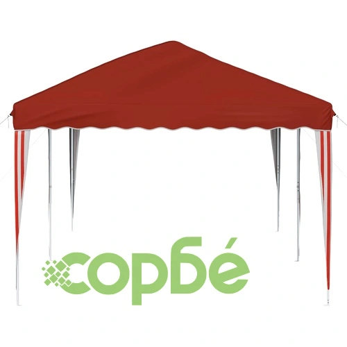 Поп-ъп парти шатра 575 x 290 x 245 см Теракота, 210D Оксфорд плат ➤ топ цена ➤ sorbe.bg
