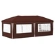 Поп-ъп парти шатра 575 x 289 x 245 см, кафява, полиестер 210D