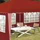 Поп-ъп парти шатра 575 x 289 x 245 см, Теракота