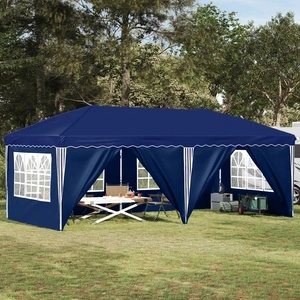 Поп-ъп парти шатра 575 x 288 x 245 см, синя, 210D Оксфорд плат