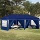 Поп-ъп парти шатра 575 x 288 x 245 см, синя, 210D Оксфорд плат