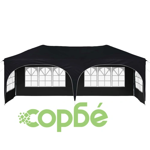 Поп-ъп парти шатра 575 x 288 x 245 см, оксфордска тъкан, антрацит ➤ топ цена ➤ sorbe.bg