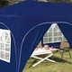 Сгъваема парти шатра 575 x 288 x 245 см, оксфордска тъкан, синя