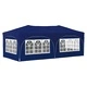 Сгъваема парти шатра 575 x 288 x 245 см, оксфордска тъкан, синя