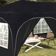 Поп-ъп парти шатра 575 x 288 x 245 см, оксфордска тъкан, антрацит