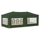 Сгъваема парти шатра 575 x 288 x 245 см, оксфордска тъкан, зелена