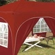 Поп-ъп парти шатра 575 x 288 x 245 см, оксфордска тъкан, теракота