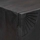 Висок шкаф от масивно манго дърво, черен, 55 x 30 x 95 см