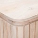 Ръчно изработен нощен шкаф от масивно мангово дърво, Бяло, 40 x 30 x 60 см