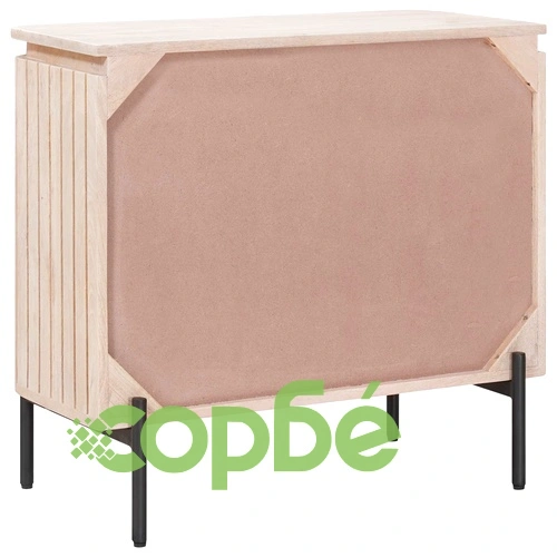 Шкаф с 3 чекмеджета от масивно манго, 70 x 30 x 65 см ➤ топ цена ➤ sorbe.bg