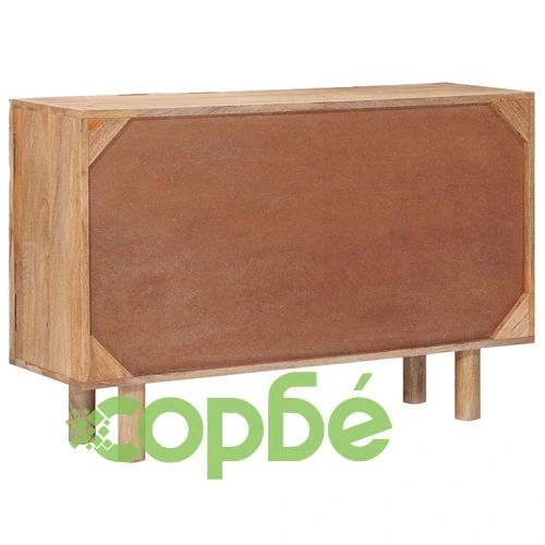 Шкаф за всекидневна 100 x 30 x 65 см, масивно мангово дърво ➤ топ цена ➤ sorbe.bg