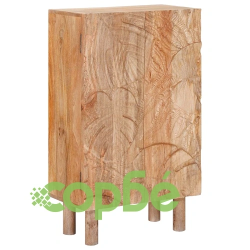 Висок шкаф от масивно мангово дърво 53 x 30 x 90 см ➤ топ цена ➤ sorbe.bg