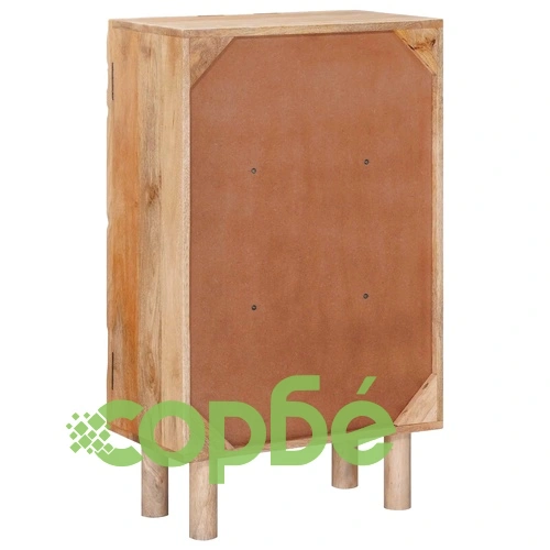 Висок шкаф от масивно мангово дърво 53 x 30 x 90 см ➤ топ цена ➤ sorbe.bg