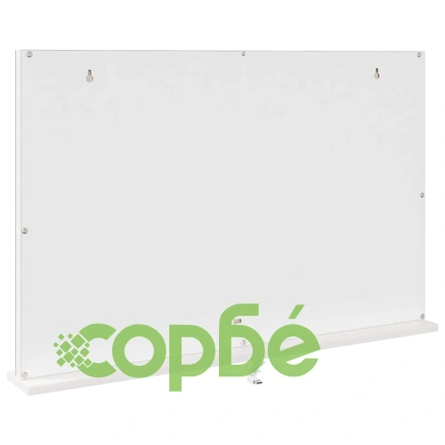 LED огледало за грим Бяло 80 x 10 x 52,5 см, Стъкло и Стомана ➤ топ цена ➤ sorbe.bg