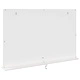 LED огледало за грим Бяло 80 x 10 x 52,5 см, Стъкло и Стомана