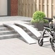 Товарни рампи за мотоциклет 680 кг, 2 бр., Алуминий, Сребрист, 205 x 29,5 x 13 см