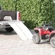 Рампа за инвалидна количка 122 x 73,5 x 11 см, Алуминий, Сребрист