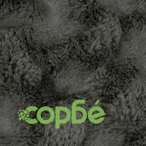 Одеяло от изкуствена заешка кожа Olite, 240 x 270 см, полиестер, тъмносиво ➤ топ цена ➤ sorbe.bg