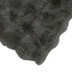 Одеяло от изкуствена заешка кожа Olite, 240 x 270 см, полиестер, тъмносиво