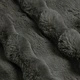 Одеяло от изкуствена заешка кожа Olite, 240 x 270 см, полиестер, тъмносиво