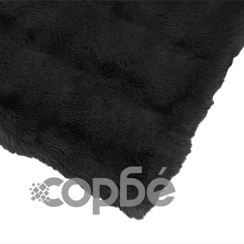 Одеяло от изкуствена заешка козина Olite, 240 x 270 см, полиестер, Черно ➤ топ цена ➤ sorbe.bg