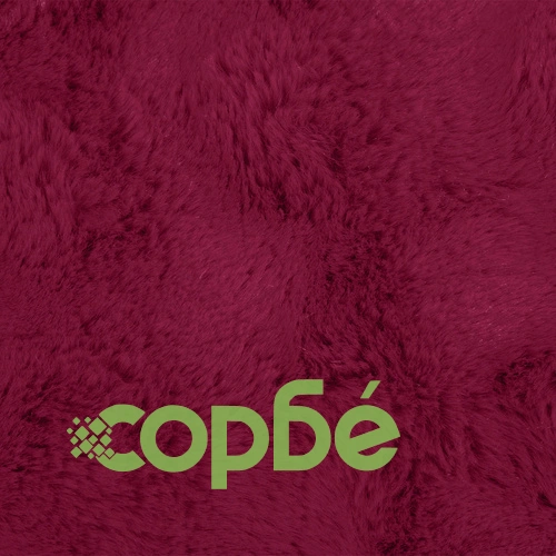 Одеяло от изкуствена заешка козина Olite, 240 x 270 см, полиестер, Бордо червен ➤ топ цена ➤ sorbe.bg