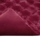 Одеяло от изкуствена заешка козина Olite, 240 x 270 см, полиестер, Бордо червен