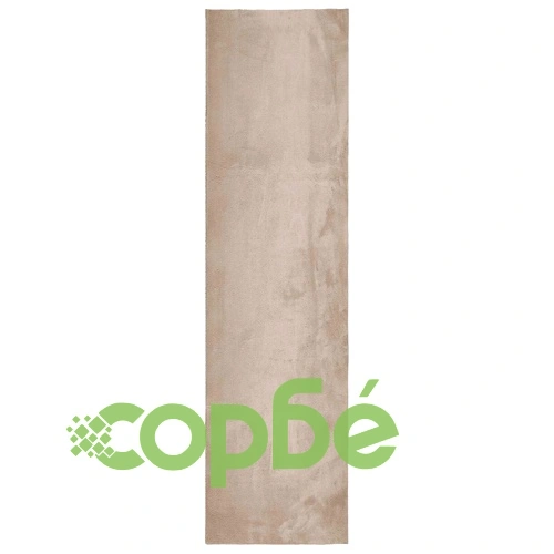 Килим със среден косъм HUARTE, Пясък, полиестер, 80 x 750 см ➤ топ цена ➤ sorbe.bg