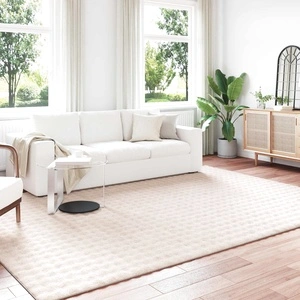 Килим SIROLO за помещение, Бежов, 340 x 240 см, Полиестер