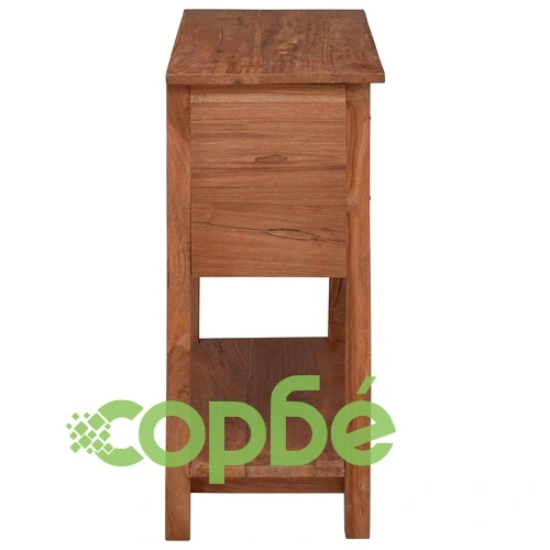 Сервизен шкаф Натурал 79 x 35 x 80 см Масивно тиково дърво ➤ топ цена ➤ sorbe.bg
