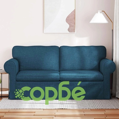 Диван Синьо 175 x 82 x 80 см, метал и текстил ➤ топ цена ➤ sorbe.bg