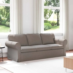Диван Таупе 215 x 82 x 80 см с текстилна тапицерия