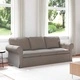 Диван Таупе 215 x 82 x 80 см с текстилна тапицерия