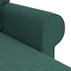 Диван тъмнозелен 195 x 138 x 80 см, текстил и метал