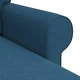Диван Синьо 195 x 138 x 80 см с текстилна тапицерия