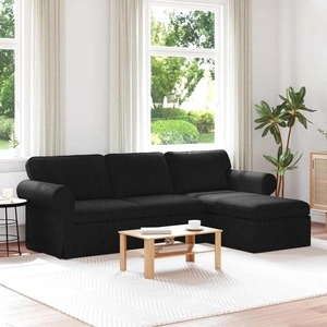Диван Черно 245 x 138 x 80 см, метал и текстил