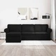 Диван Черно 245 x 138 x 80 см, метал и текстил