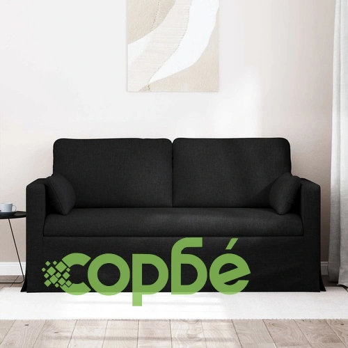 Диван Черно 158 x 78 x 80 см, метал и текстил ➤ топ цена ➤ sorbe.bg