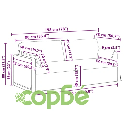 Диван тъмнозелен, текстил, 158 x 78 x 80 см ➤ топ цена ➤ sorbe.bg