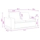 Диван тъмно сив 182 x 80 x 82 см, метална рамка