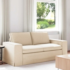 Диван Крем 182 x 80 x 82 см метал и текстил