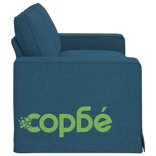 Диван Синьо 182 x 80 x 82 см с текстилна тапицерия ➤ топ цена ➤ sorbe.bg